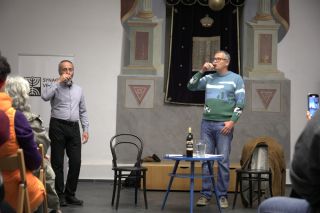 Pánové Martin Sichinger a Pavel Pechoušek posilovali v pátek 26. září v @synagogackyne svou paměť v pořadu o románu Panna...